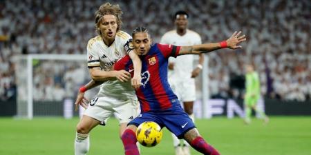 منصة x بث مباشر ... مباراة ريال مدريد وبرشلونة تحديد بطل الدوري الإسباني - تكنو بلس