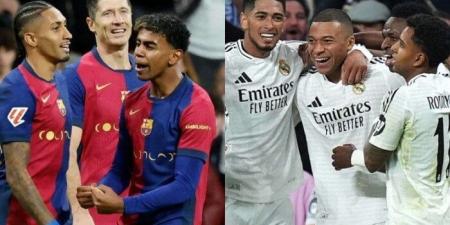 مباراة برشلونة ضد ريال مدريد بث مباشر في كلاسيكو الدوري الإسباني اليوم - تكنو بلس