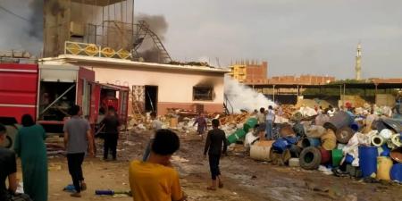 السيطرة على حريق بمخزن مخلفات خردة بالشرقية - تكنو بلس