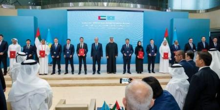 ولي عهد أبوظبي والرئيس الكازاخستاني يشهدان تبادل اتفاقيات مشتركة - تكنو بلس