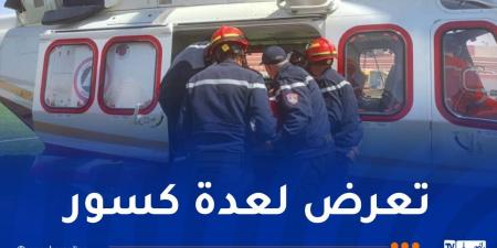 أولاد جلال.. نقل شاب بواسطة مروحية إلى مستشفى مصطفى باشا - تكنو بلس