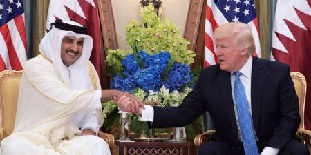 أمير قطر يستقبل الرئيس الأمريكى ترامب في مستهل زيارته للدوحة - تكنو بلس