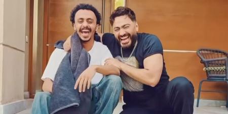 بعد رضا البحراوي والشامي.. تامر حسني مع كزبرة في تعاون غنائي جديد - تكنو بلس