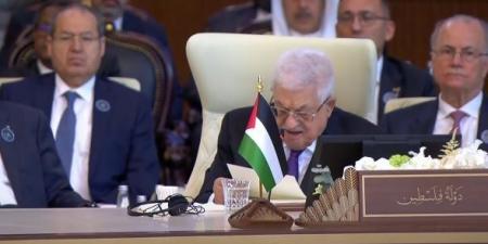 الرئيس الفلسطيني يدعو قمة بغداد إلى تبني خطة عربية لإنهاء الحرب وتحقيق السلام - تكنو بلس