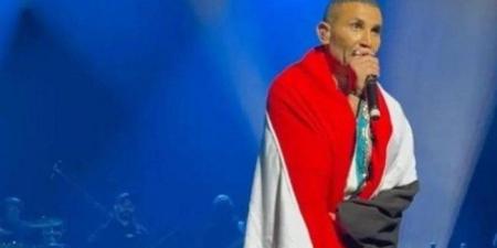 الفنان أحمد سعد يشعل حفل ملبورن ويرفع علم مصر وسط تفاعل جماهيري لافت - تكنو بلس