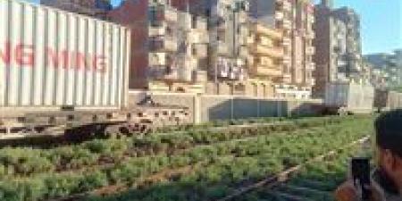انحراف 7 عربات قطار بضائع أمام شربين دون خسائر بشرية - تكنو بلس