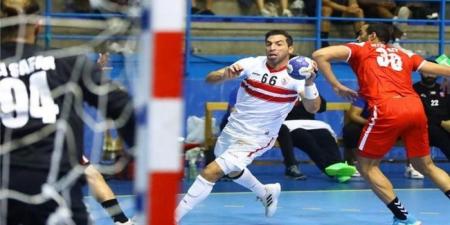 يد الزمالك يتفوق على الترجى التونسي فى الشوط الأول 14-13 - تكنو بلس