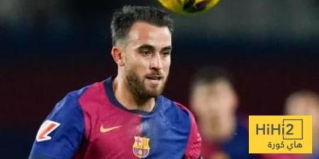 طبيب برشلونة سمح بلعب اريك غارسيا ضد فياريال وهو مصاب - تكنو بلس
