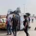انقلاب سيارة ربع نقل على الطريق الدائري باتجاه المريوطية - تكنو بلس