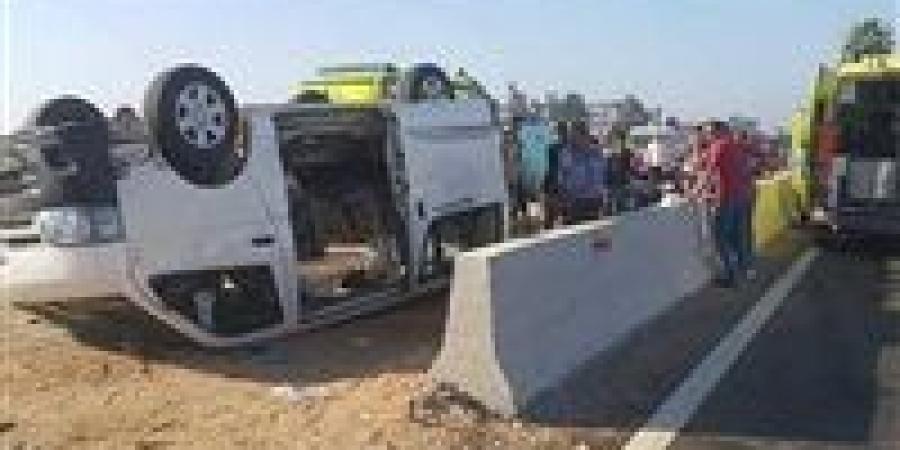 التفاصيل الكاملة لمصرع وإصابة 8 أشخاص بعد إنقـ ـلاب سيارة ربع نقل بالمنيا - تكنو بلس