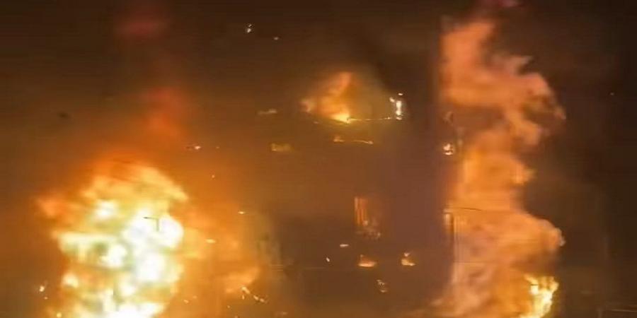 تشكيل لجنة هندسية لبيان السلامة الإنشائية لعقار حي النزهة بحريق مصر الجديدة - تكنو بلس
