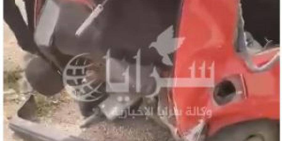 بالفيديو .. (4) إصابات بحادث تصادم على طريق الشونة الشمالية - تكنو بلس