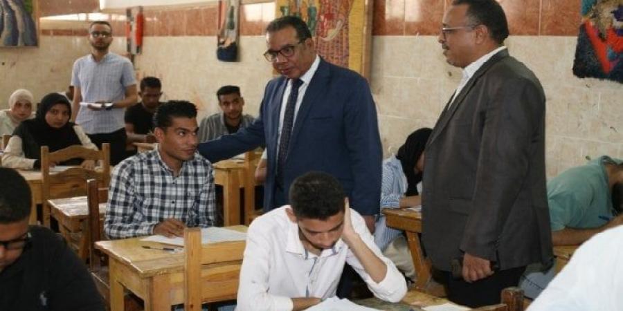 انتظام امتحانات الفصل الدراسي الثاني بجامعة جنوب الوادي - تكنو بلس