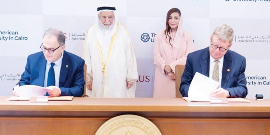 سلطان القاسمي يشهد توقيع مذكرة تفاهم بين «أمريكية الشارقة» ونظيرتها في القاهرة - تكنو بلس