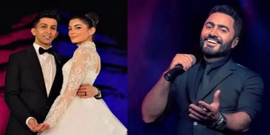 خلافات أم انشغال؟.. ملك زاهر تحسم جدل غياب تامر حُسني عن زفاف شقيقتها - تكنو بلس