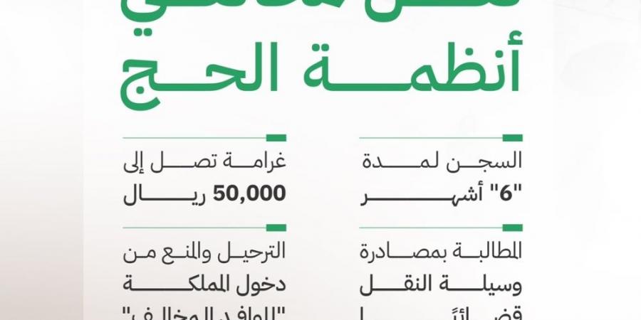 قرارات إدارية بحق 17 مخالفًا لأنظمة الحج لنقلهم 61 مخالفًا - تكنو بلس