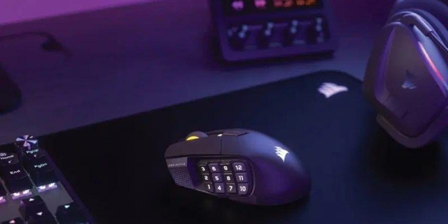 دعم Stream Deck في فأرة CORSAIR الجديدة SCIMITAR ELITE اللاسلكية #Computex2025 - تكنو بلس