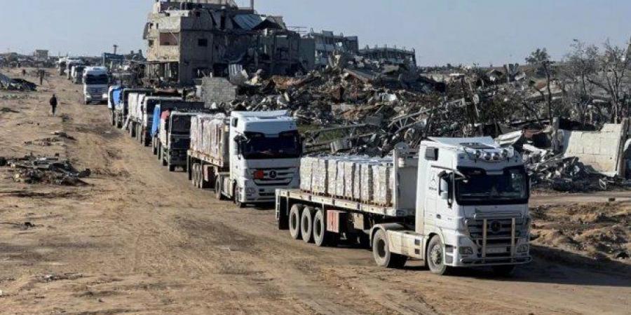 الاحتلال الإسرائيلي يسمح بدخول 91 شاحنة مساعدات إلى قطاع غزة - تكنو بلس